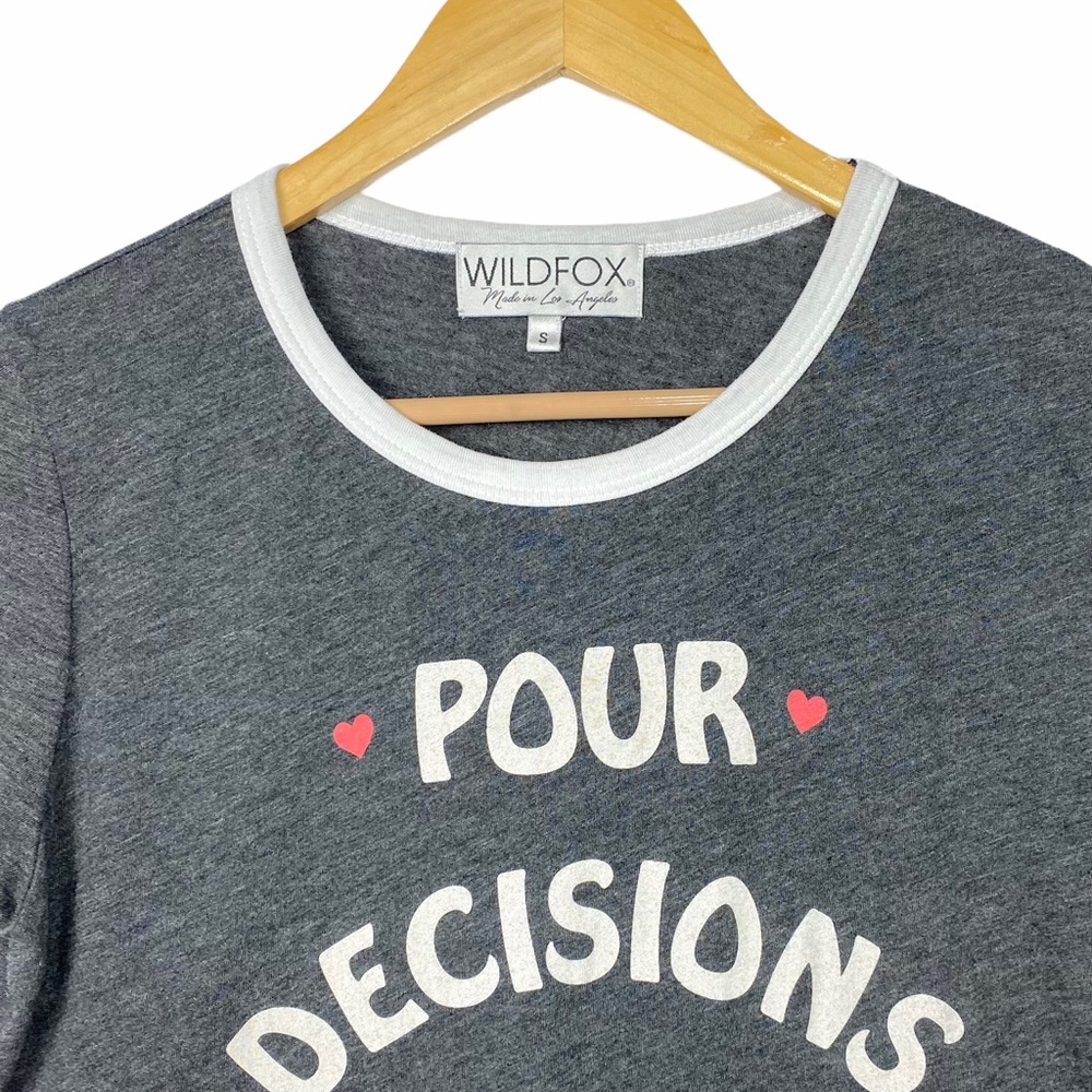 ♦️SOLD♦️Wildfox Pour Decisions Johnny Ringer Tee - Picture 4 of 10
